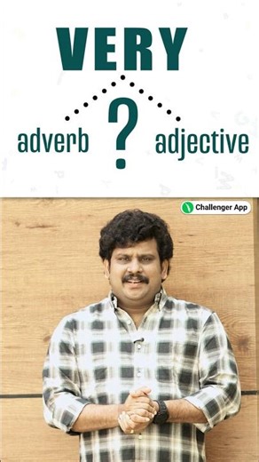 Very is adver and adjective too ?😱