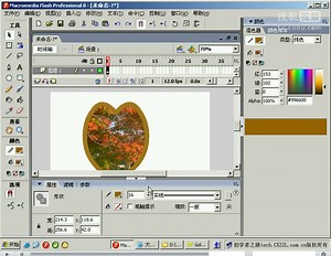 在flash中怎样使用位图渐变_flash制作教程