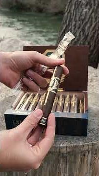 ASMR cigar ritual by the river | Drew Estate Decade of Dedication All Decked Out 🔥 #drewestate