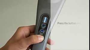 Handheld Massager - 6 Speeds & 6 Modes, 6 Interchangeable Nodes, Cordless Massager Muscle Massager for Back, Foot, Neck, Shoulder, and Leg, Body Pain Relief, Home & Office, Grey