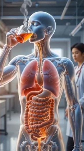 Inside_the Human Body Science in Motion #3danimation #sciencetok #humanbody #healthfacts #medical