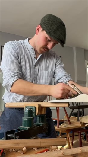 Eoin Reardon | Making Chairs In America #woodworking #ireland #handtools #chairmaking #craft | Instagram