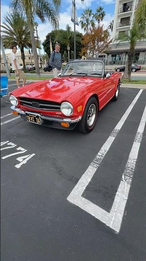 1976 Triumph TR6 (Sports Car Red!)