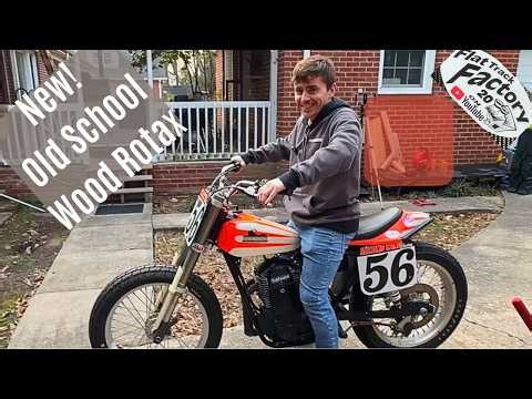Sammy Halbert’s Trick New Vintage Wood Rotax Flat Track Framer