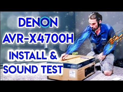 New 2020 Denon AVR-X4700H Install and Sound Test Klipsch! | 4K Theater Tour!