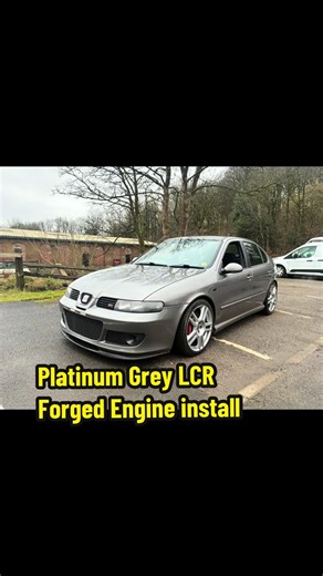 Platinum Grey LCR i purchased after a typical BAM incident on a bypass, rodney came into play Forged engine installed correctly, eveything that should be swapped or changed was done so using OE quality parts, always go that extra mile and treat every car like it’s your own! Couple of small iffy jobs left to complete but she’s almost good to go #jmbreakers #lcr #leoncuprar #seat #cuprar #leoncupra #cupra1m #forgedengine