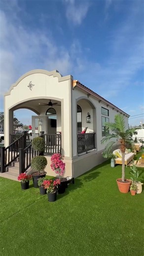 Affordable Living in style. 2026 Gulf Atlantic Cottages Terra Bella Tidewater 572 Sq ft MSRP Value $159,995.00 USD. Florida HUD Park model luxury living at @Gulf Atlantic Cottages #tinyhome #rvpark #tinyhouse