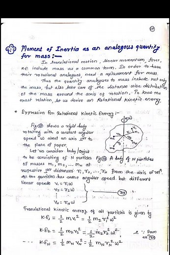 Physics Class 12 rotational dynamics notes