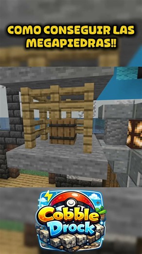 COMO CONSEGUIR MEGAPIEDRAS!!!🔥COBBLEDROCK! #minecraft #parati #humor #games #pokemon #gaming