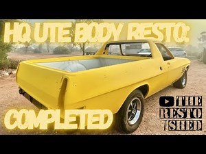 Chrome Yellow HQ Holden Ute Body Restoration: Completed - The Resto Shed