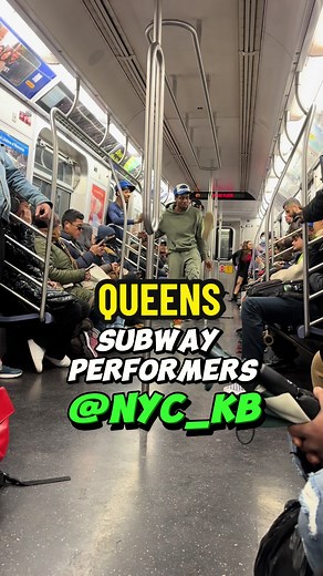 New York City subway performers showing off some moves on a Manhattan bound F train. #nycentertainment #subwayperformers #kidthewiz #onlyinnewyork #whatisnewyork