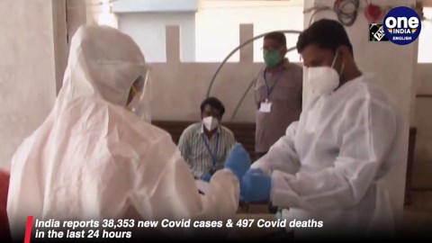 Covid-19 update: India reports 38,353 new cases and 497 deaths in the last 24 hours | Oneindia News