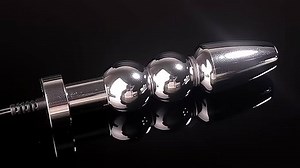 Elektroschock Analplug Edelstahl zur Elektrostimulation Masturbator Perlen Stimulation Butt Plug SM Elektro-Shock Anal Plug Prostata Sexspielzeug Plugs Sexuelle Analspielzeuge für Mann, B