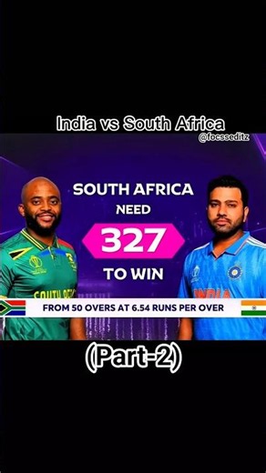 India Vs South Africa World Cup 2023 Highlights (Part-2) #shorts #shortsfeed #worldcup2023