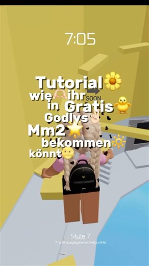 Tutorial for free Godlys🫶🏻 #short #roblox #mm2 #godly #free