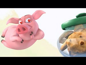 ormie the pig with cookies