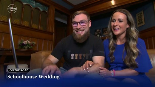 Principal Brianna Lanoye wanted to invite her entire school to her wedding. Since that would be impractical, the students and staff teamed up to create the surprise of a lifetime. Steve Hartmanis On the Road in Buffalo, New York. | CBS Evening News