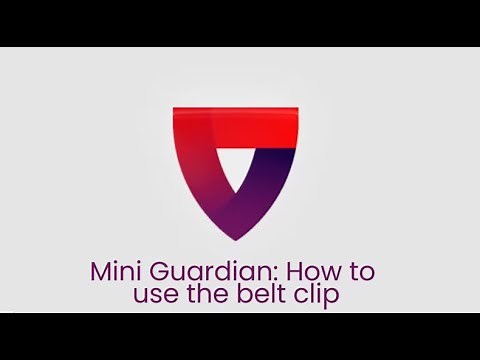 How To Use Medical Guardian's Mini Guardian Belt Clip