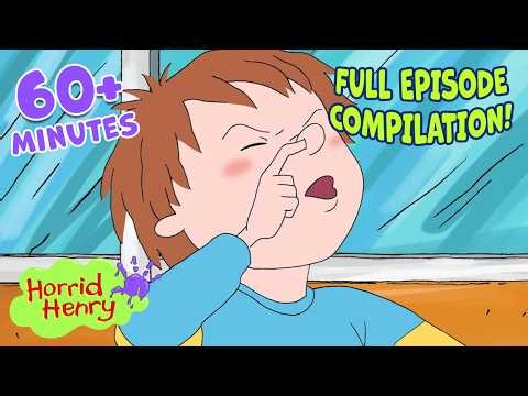 Boogers, Bogeys & Super Gross School Disasters | Horrid Henry | FULL Episode Compilation | 60+ MINS