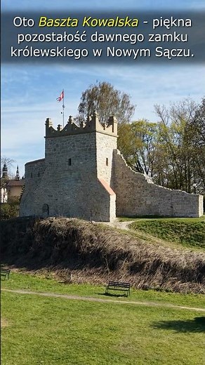 castle in Nowy Sącz, Poland #podróże #travel #drone #historiapolski #małopolska #zamki #nowysącz