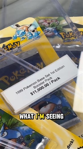 19K views · 366 reactions | 1st Edition Base Set Booster Packs⁉️ With a chance at the 1st edition Charizard⁉️ Sign me up‍♂️ #pokemon #pokemoncards #pokemoncollector | Burbank Sportscards | Facebook