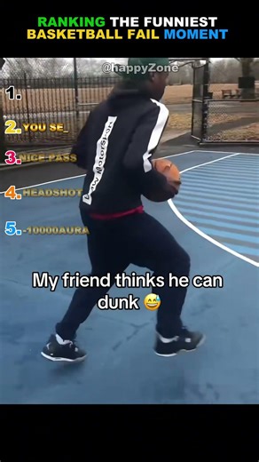 Ranking the FUNNIEST Basketball Fails! 🏀 #shorts #basketball #fail