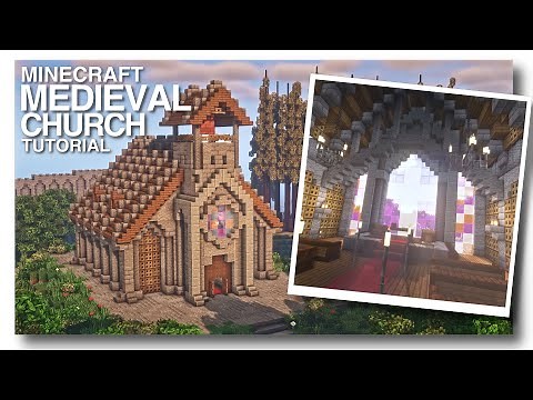 Minecraft: How to Build a Medieval Church!