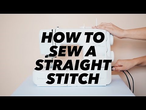 How to Sew a Straight Stitch (SEWING BASICS) | WITHWENDY