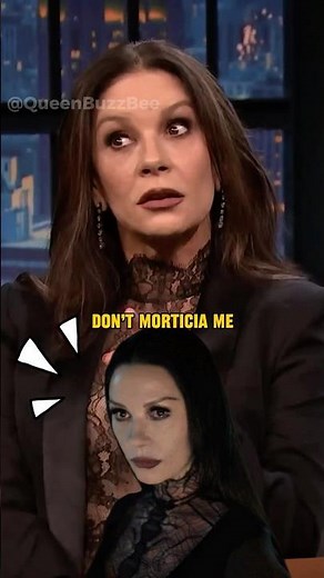 Catherine Zeta-Jones Shares About Going Viral as Morticia in Wednesday #CatherineZetaJones #shorts