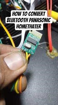 HOW TO CONVERT BLUETOOTH PANASONIC HOMETHATER #homeappliance #panasonic