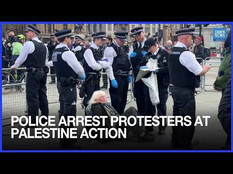 London Police Arrest Protesters at Palestine Action Demonstration in City | Dawn News English