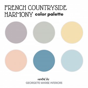 French Countryside Paint Color Palette - Etsy Australia