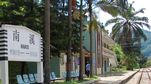 百年滇越铁路k436马街站→k442南溪站→k450蚂蟥堡站前方视野