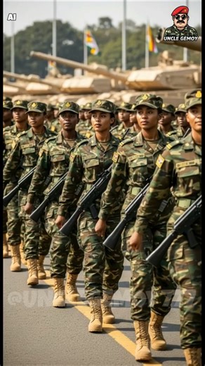 African Pride: Flawless Marching by Stunning Zimbabwean Female Soldiers 🇿🇼 #militaryparade #viral