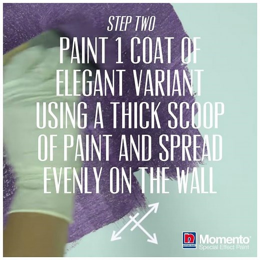 How To Paint: Elegant Effect With Nippon Momento Textured Series - Special Effects Paint
