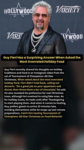 Guy Fieri Has a Surprising Answer When Asked the Most Overrated Holiday Food
