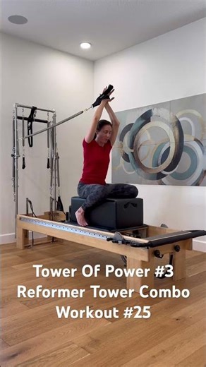 Reformer Tower Combo Workout #pilates #reformerworkout #reformerpilates #towerpilates #pilatestower