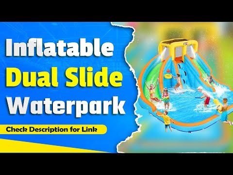 Inflatable Dual Water Slide 11-in-1 Waterpark Best Pick