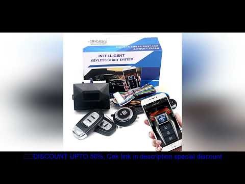 Universal Car Alarm Auto Start Stop System Remote Control Engine Ignition Autostart Kit Keyless Push