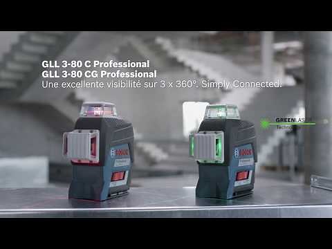 Visibilité en 3 x 360° - le nouveau laser lignes GLL 3-80 C/CG Bosch Professional