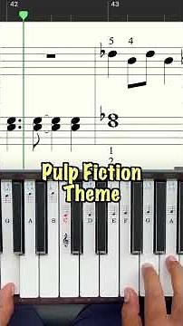 Misirlou || Pulp Fiction Theme || Sheet Music || Piano