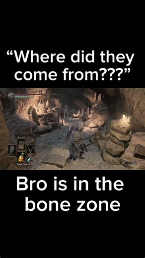 That’s why it’s called “The Bone Zone” #darksouls3 #darksouls