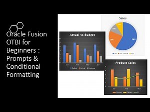 Oracle Fusion OTBI For Beginners - Part 5 Analysis Prompts, Conditional Formatting & Data Formatting