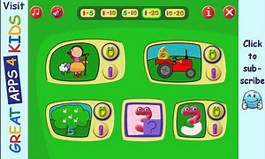 Numberjacks | Numbers and Counting up to 20 App for Kids