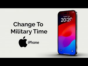 How To Change To Military Time On iPhone?