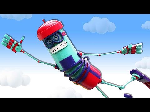 Robot Cartoon for Kids | Taking Air | Beka The Robot | HooplaKidz TV