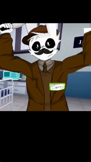this is very bad😭💀.Barney × intern(animal hospital) #roblox #animation #animalhospital #trend #short