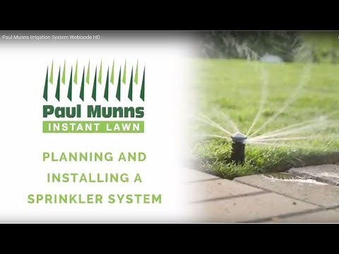Paul Munns - How to install a Pop Up Sprinkler System