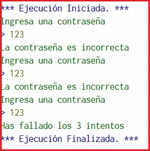 Contraseña 3 intentos pseint - ALGORITMODETAREA