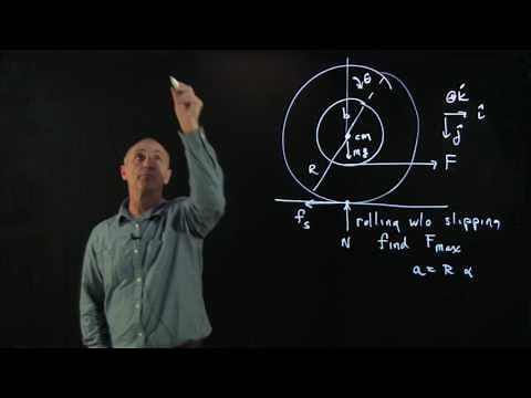 36.4 Worked Example - Yoyo Pulled Along the Ground